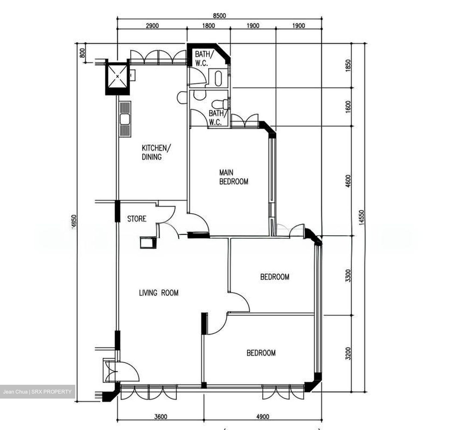 Blk 304 Hong Kah East Garden (Jurong East), HDB 4 Rooms #553350251